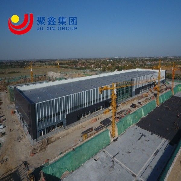 Υψηλότερα μεταλλικά κτίρια hangar prefab δομή με ατσάλινο μεζάνινο πάτωμα χάλυβα δομή κτίριο