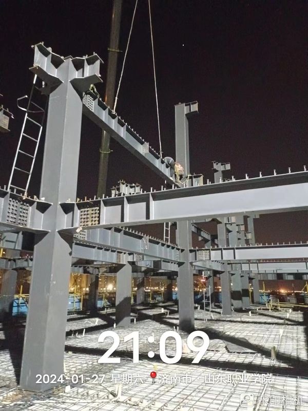 Εργοστάσιο κατασκευής χάλυβα με διάμετρο 36m με πλαίσιο H και στέγη από γόβες προς τις ΗΠΑ